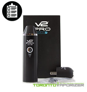 V2 Pro Series 7 Vaporizer package contents