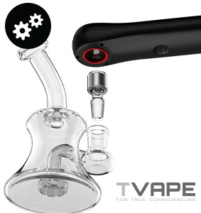 Ispire The Wand vaporizer in use