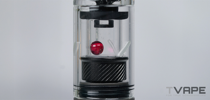 The heating chamber of Utillian 6 with terp pearls