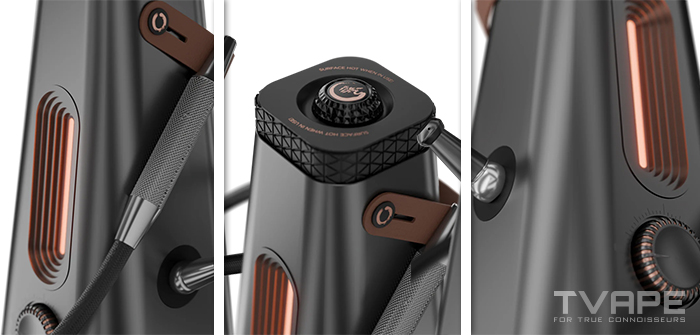 The Build Quality of AirVape Enso Shisha from different angle