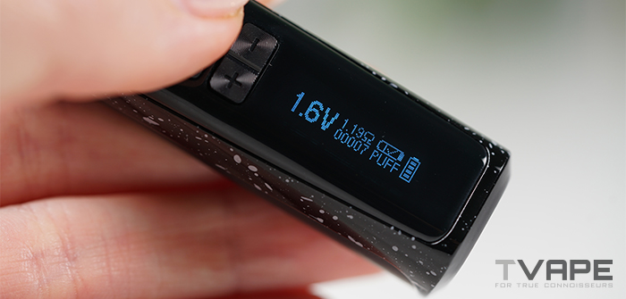 An LED indicator that shows up the voltage setting on the Tronian Rhotron Pro 510 thread battery