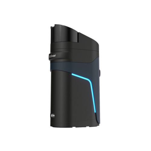 Dr. Dabber Ghost 2 wax pen - side view with cyan LED indicator
