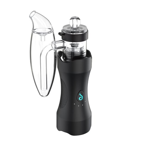 Dr. Dabber XS portable e-rig with glass bubbler