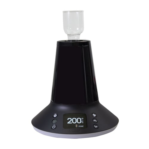 arizer xq2 vaporizer with glass dish