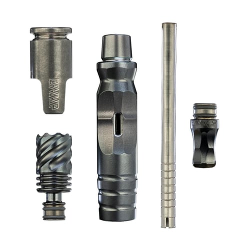 Dynavap Hyperdyn seperated into its different parts