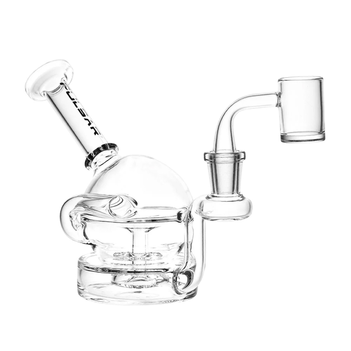 Pulsar Crystal Ball Recycler Dab Rig - side view