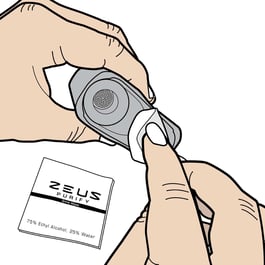 Cross sell: ZEUS Grime Wipes™ 