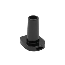 DaVinci MIQRO Zirconia 10mm Adapter black adapter with cylindrical opening