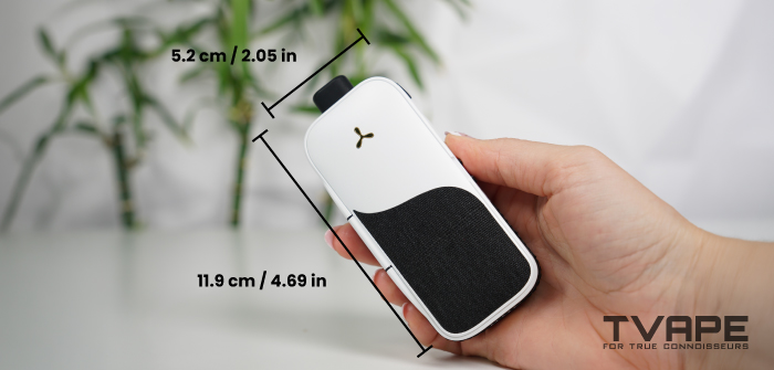 AirVape Legacy Core vaporizer - dimensions