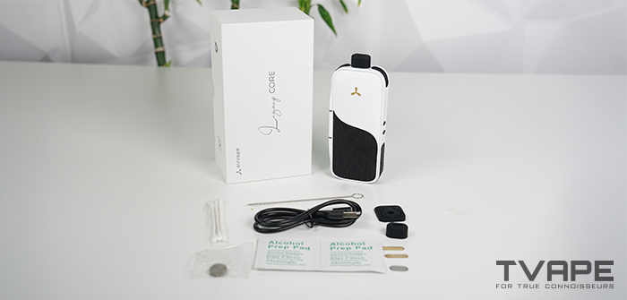 AirVape Legacy Core dry herb vaporizer - packaging content