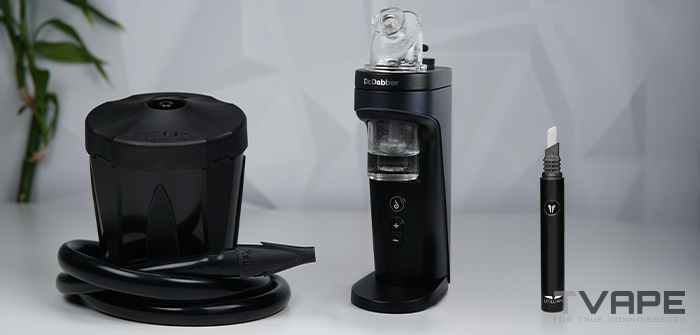 Dr Dabber Switch 2 E Rig with cleaning accessories