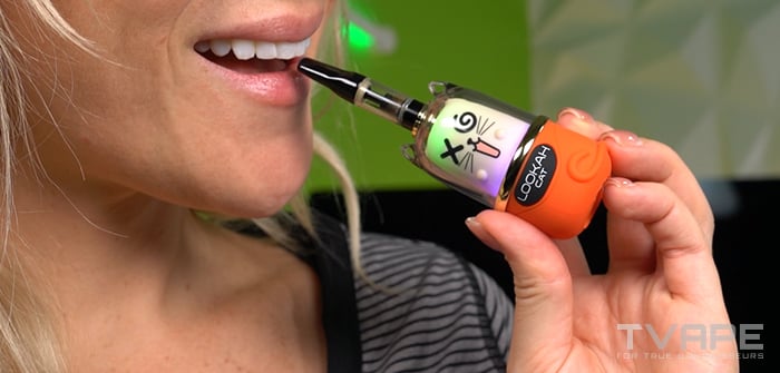 Lookah Cat 510 thread battery - inhalation process