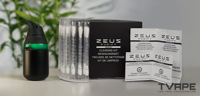Puffco Proxy Core concentrate vaporizer is shown alongside the cleaning tools
