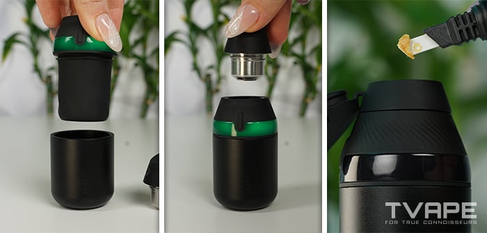 Puffco Proxy Core dab pen - operation process