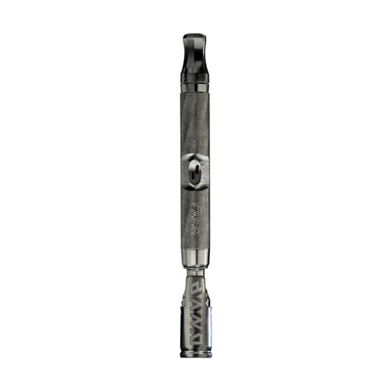 Steel-colored DynaVap M7 XL vape in medical-grade stainless steel, designed for portable dry herb vaporization with an ergonomic grip and durable construction.