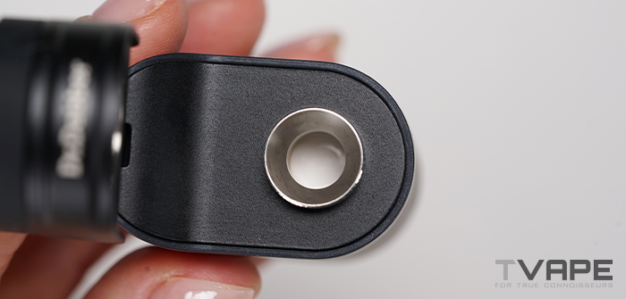 Dr Dabber Ghost 2 dab pen - a close-up view of the heating chamber