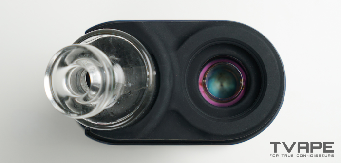 Dr. Dabber Switch Go - a close-up view of the induction chamber