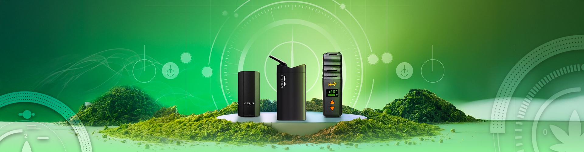 Top 3 Premium Dry Herb Vaporizers - Herb Vape Category Banner
